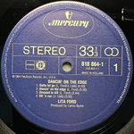 Lita Ford ‎– Dancin' On The Edge (Голландия 1984г.)