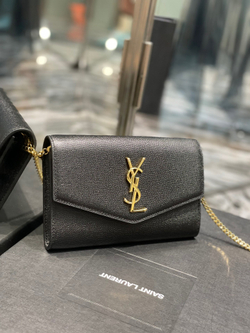 Saint Laurent Uptown Chain Wallet 19 cm