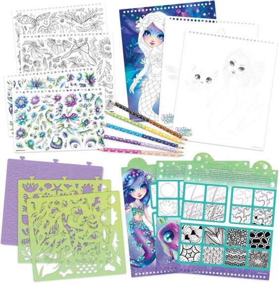 Серия Nenuphia: Раскраска для девочек (Основная)