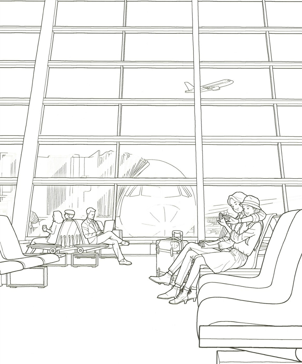 Begin Again. Coloring book