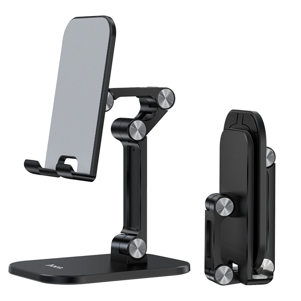 Держатель настольный Hoco Excelente double folding desktop Stand (PH34) для смартфонов и планшетов (4.7&quot;-13.0&quot;) Черный