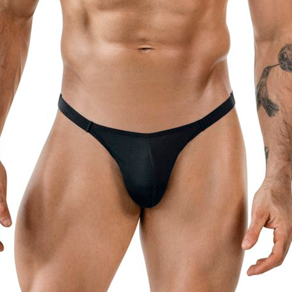 Мужские трусы слипы черные Clever Moda OOMPH BRIEF 186511