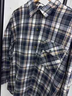 Рубашка женская арт. 11012 цвет "синий"