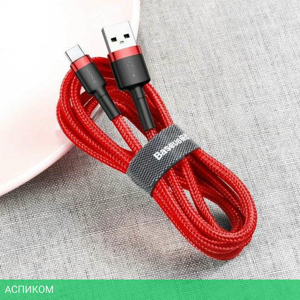 Кабель Baseus Cafule 1m Red (CATKLF-B09)