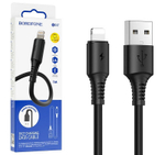 Кабель USB - Lightning BOROFONE BX47 (черный) 1м