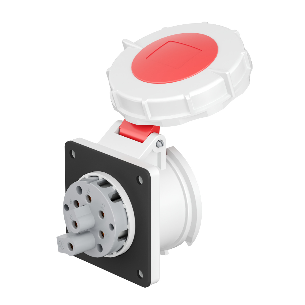 Розетка панельная PSS IP67 16A 6P+E 400В