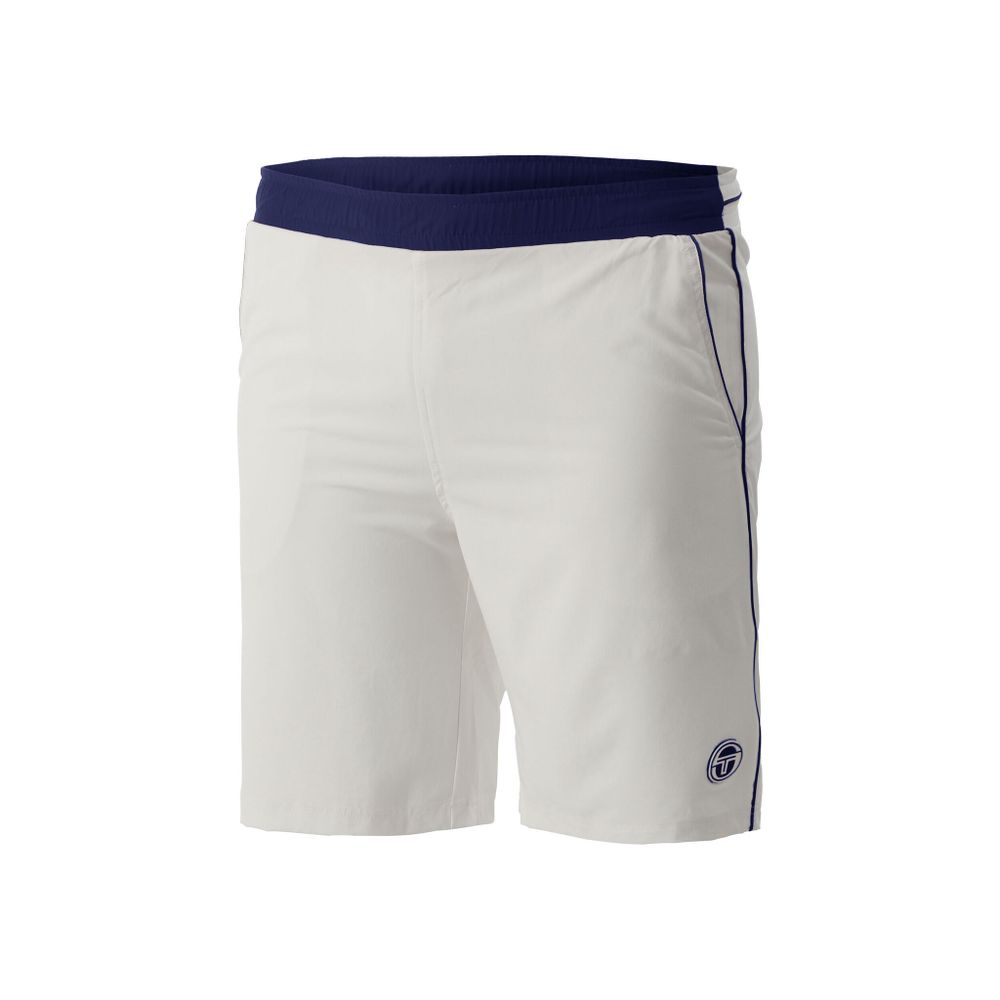 Мужские теннисные шорты Sergio Tacchini Shorts Men - White, Dark Blue
