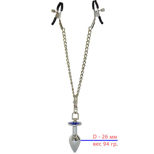 Зажимы для сосков с анальной пробкой Sitabella BDSM Accessories 020