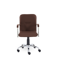 Кресло Самба GTP СН D8 (темный орех) Z10 (темно-коричневый)