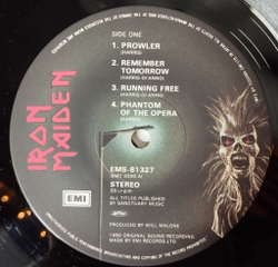 Винтажная виниловая пластинка LP Iron Maiden (Japan 1980) (Obi Copy) EMS-81327