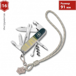 Нож Victorinox Companion New York Style, 91 мм, 16 функций, зеленый с чехлом (подар.коробка)