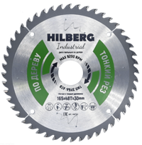 Диск пильный Hilberg Industrial Дерево тонкий рез 165*30*48Т HWT163