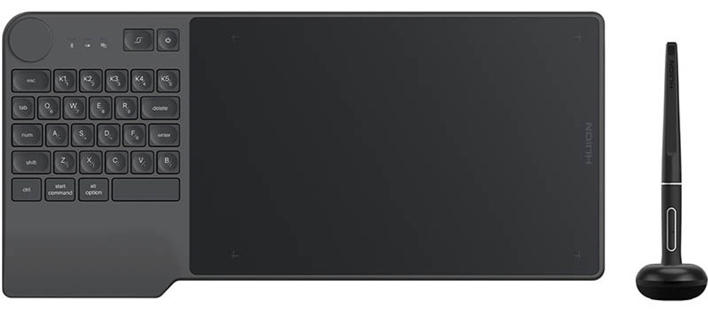 Графический планшет HUION Inspiroy Keydial KD200