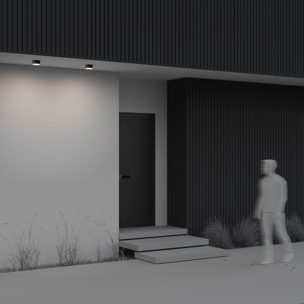 Уличный потолочный светодиодный светильник Maytoni   O430CL-L15B4K