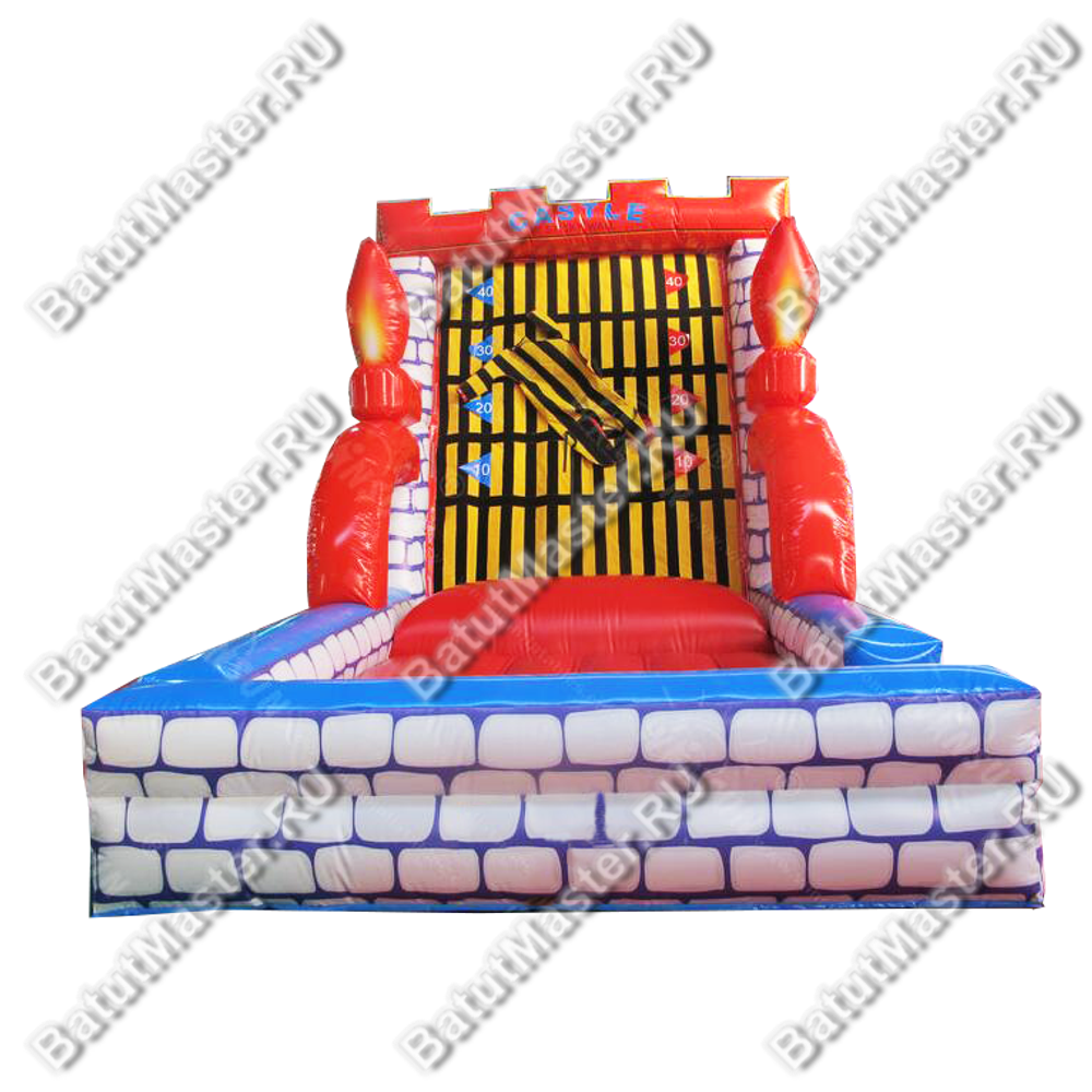 Надувной батут-прилипала "Замок"  7*3,8*4,5 м