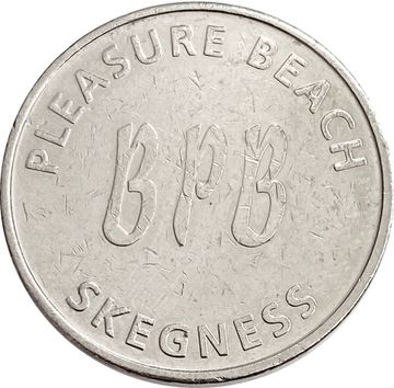 Жетон аппарата в казино «Pleasure Beach. Skegness»
