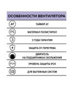 Вентилятор накладной OPTIMA D100 AT AURAMAX