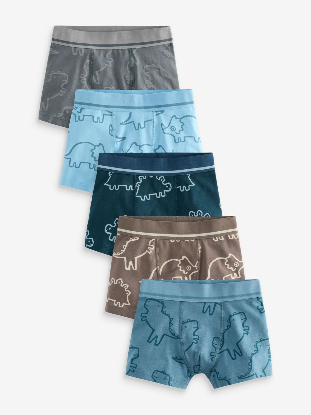 Трусы для мальчика Next 413-840, 5 шт., Серый, Синий, Коричневый