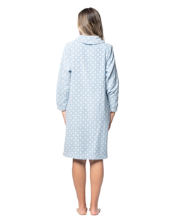 Egatex Халат на пуговицах, синий