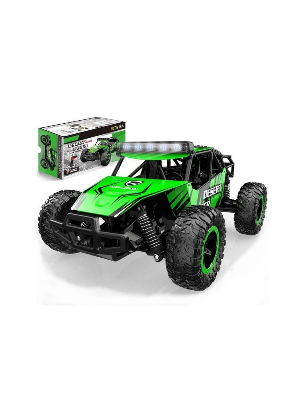 Радиоуправляемый внедорожник Volantex RC Desert King зеленый 4WD 2.4G 1/16 RTR