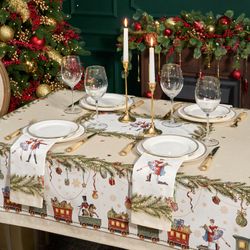 НАБОР САЛФЕТОК ИЗ 2-Х ШТ "ЩЕЛКУНЧИК",40Х40СМ ,100% ХЛОПОК