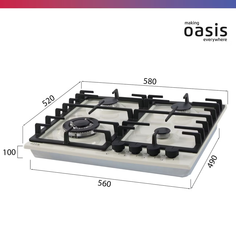 Варочная панель газовая OASIS P-MSI