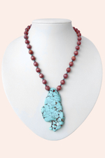 бусы с кулоном Новелла