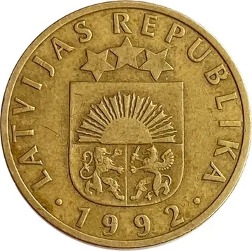 10 сантимов 1992 Латвия