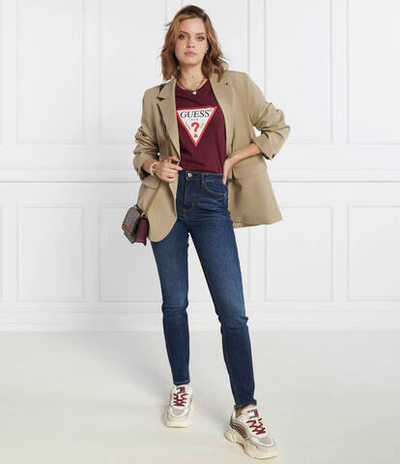 Футболка GUESS - бордовый(W1YI1B I3Z14)