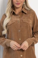 Платье-рубашка В большом городе (коричневое) П12800М LT Collection