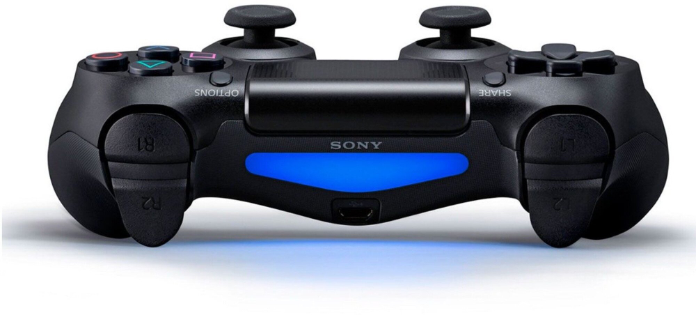 Беспроводной геймпад для PS4 / Джойстик Bluetooth для Playstation 4, Apple (IPhone, IPad), Androind, ПК - черный