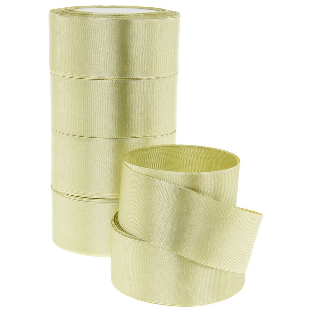 Лента атласная 3,8см*22,85м СВЕТЛО-ЗЕЛЕНЫЙ