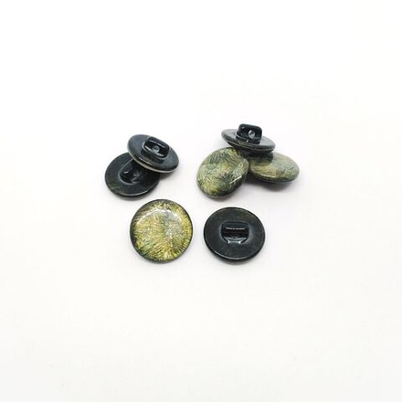 Т35 декор.пришив.элемент, 15 мм, цв.зеленый