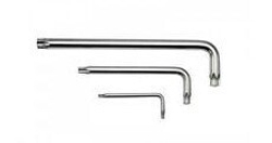 Ключ Г-образный TORX экстра длинный T30H с отверстием RockForce##Rock FORCE RF-76730XL