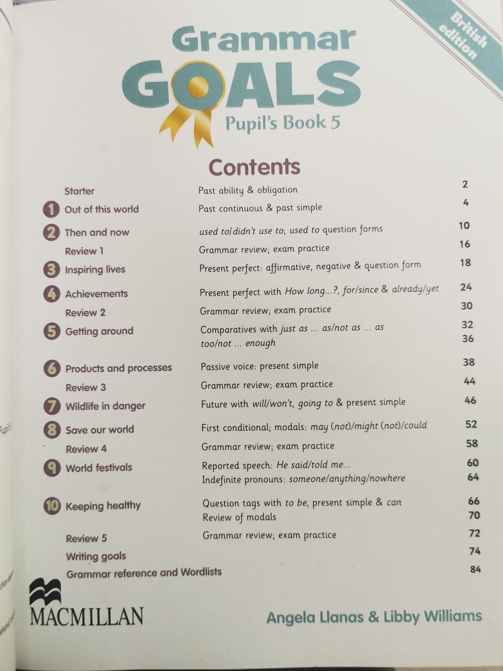 Grammar Goals 5 PB with eBook