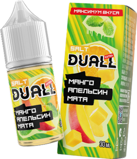 Купить Duall Extra 28 мл - Манго Апельсин Мята (0 мг)