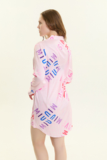 Рубашка домашняя женская розовый