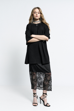 Юбка с кружевом "Вена"
