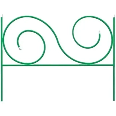 Заборчик садовый «Мелодия» 55*68*340см (5 деталей)