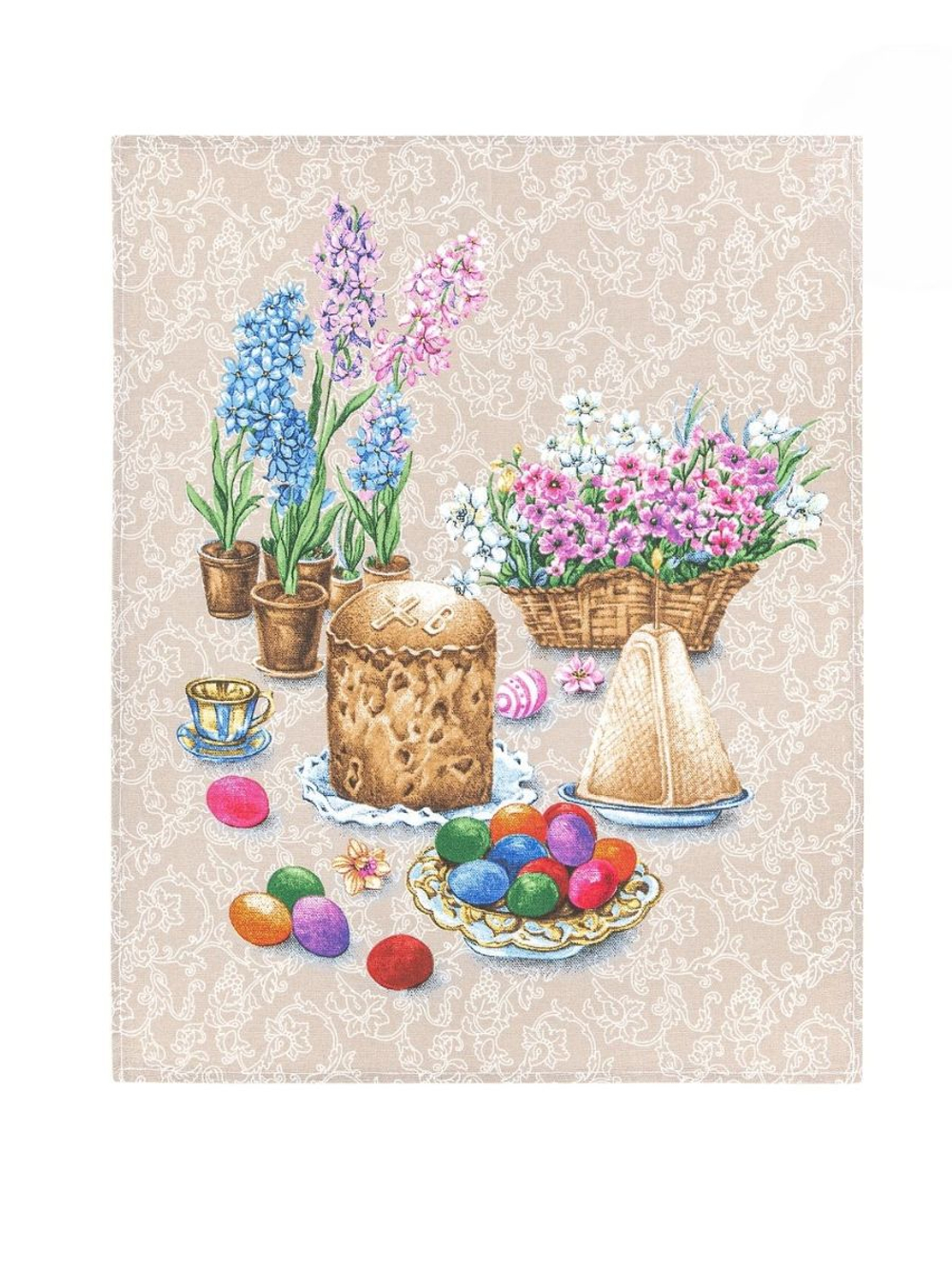 Набор кухонных полотенец, 3 шт , 45х60 см , рогожка