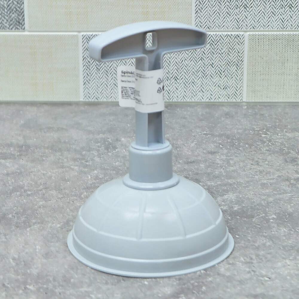 Вантуз "Disco" D125мм серебряный