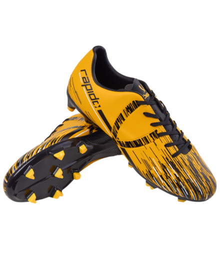 Бутсы футбольные Rapido FG Yellow/black, детский