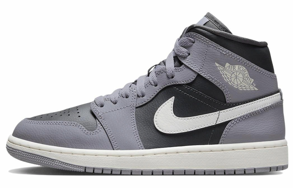 Кроссовки Jordan Air Jordan 1 Mid "Cement Grey" (Женская размерная сетка)