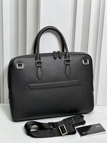 Портфель для документов MONTBLANC Sartorial черная