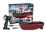 Радиоуправляемый буксир Heng Long Tugboat (черный) 2.4G 1/72 RTR - 3800-B