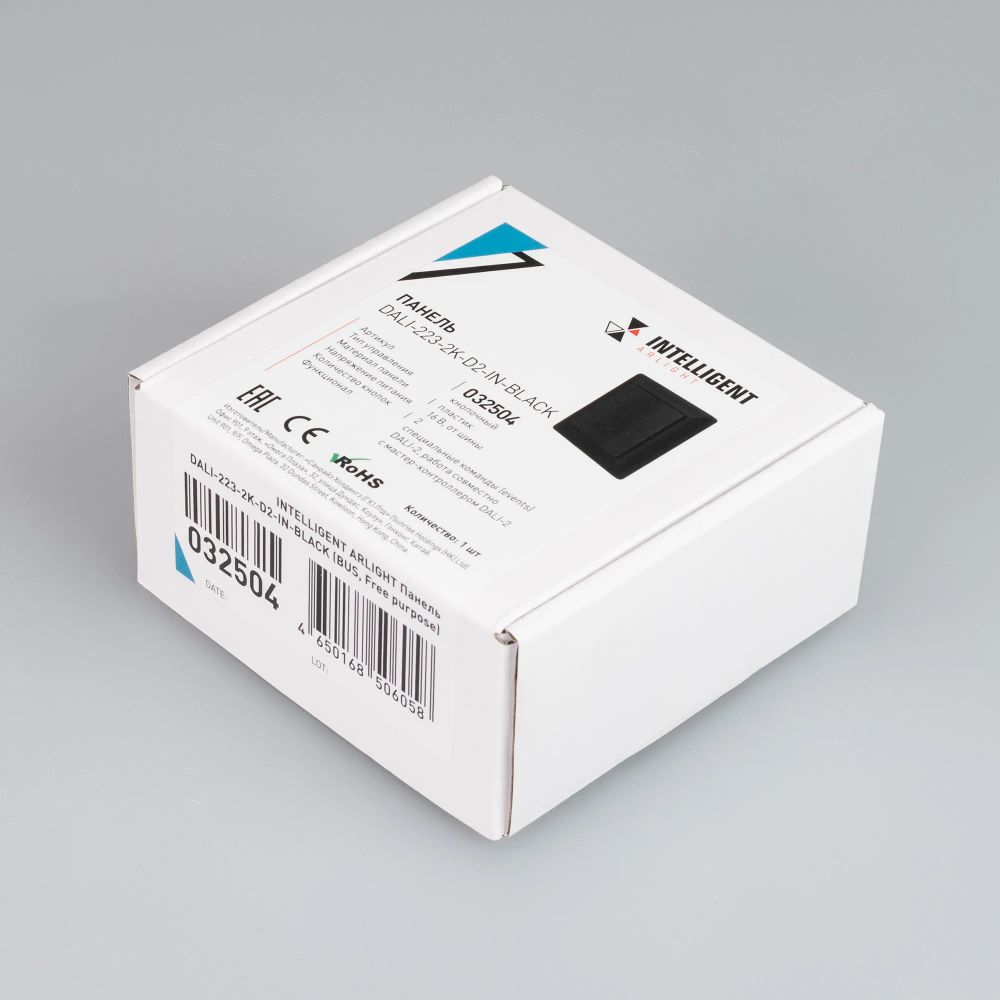 INTELLIGENT ARLIGHT Панель DALI-223-2K-D2-IN-BLACK (BUS, Free purpose) (IARL, -) 032504