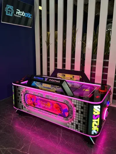 Аэрохоккей мини «Neon Blaster Kids»