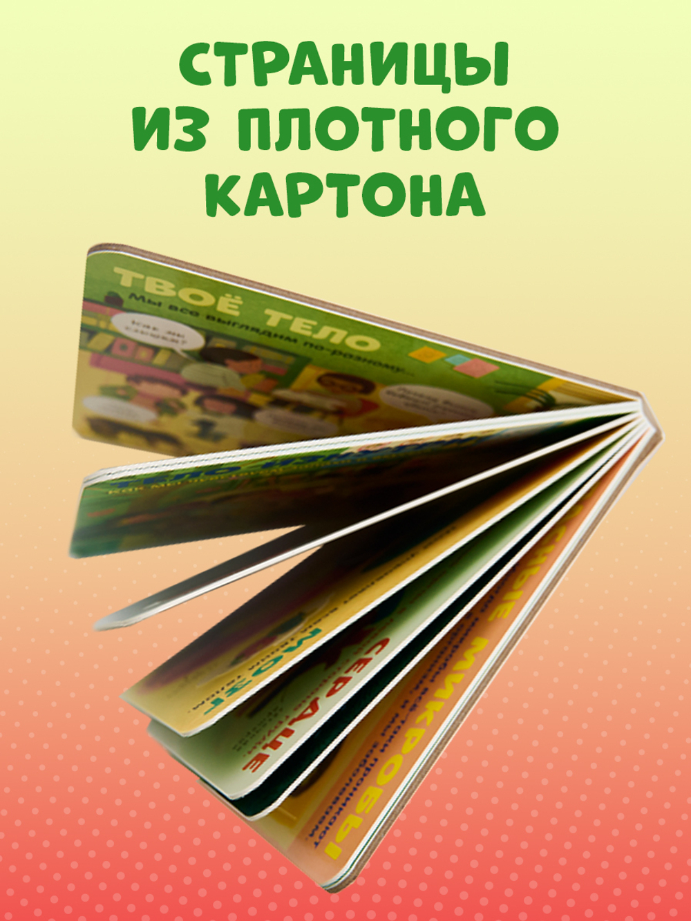 Книжка с окошками. Тело человека