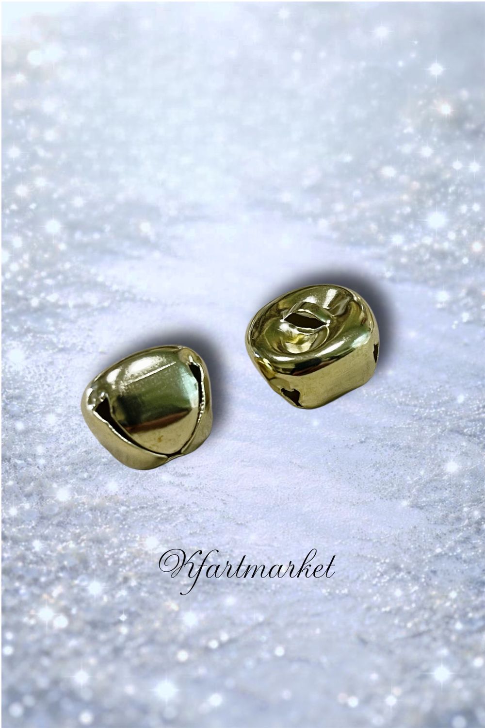 Бубенцы 15 мм (2 шт) , золото