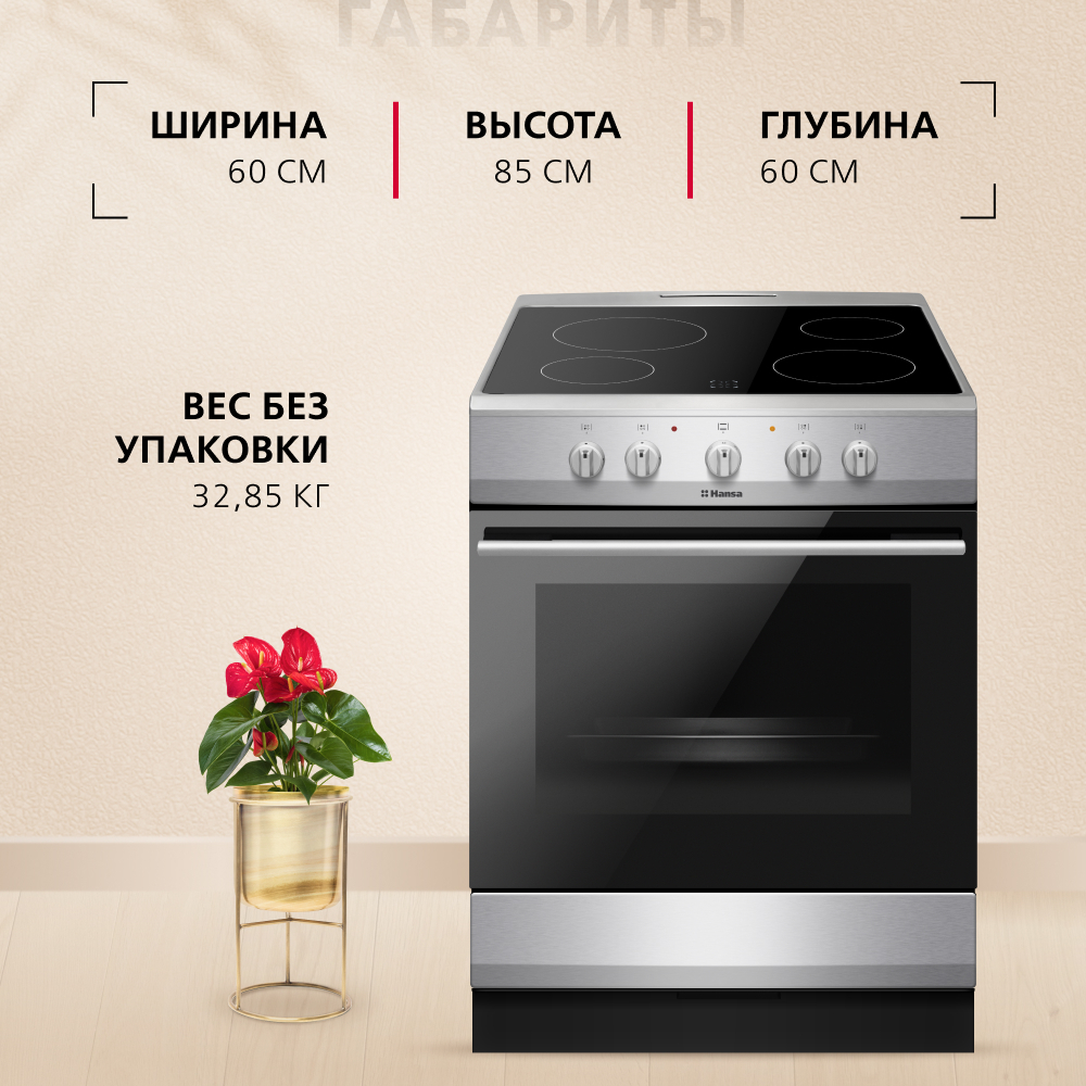 Электрическая плита Hansa FCCS63000